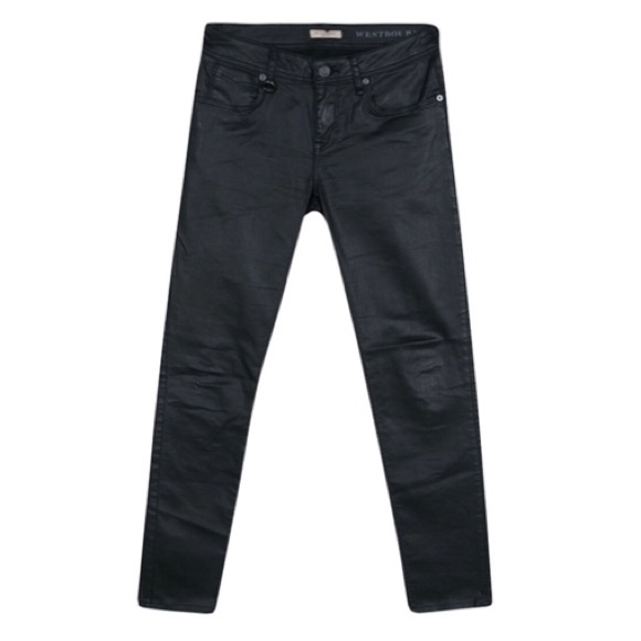 Burberry Brit | NWT Westbourne Ankle Faux Leather Jean - Picture 4 of 11